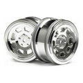 #3857 - VINTAGE STOCK CAR WHEEL 26mm CHROME (0mm OFFSET)