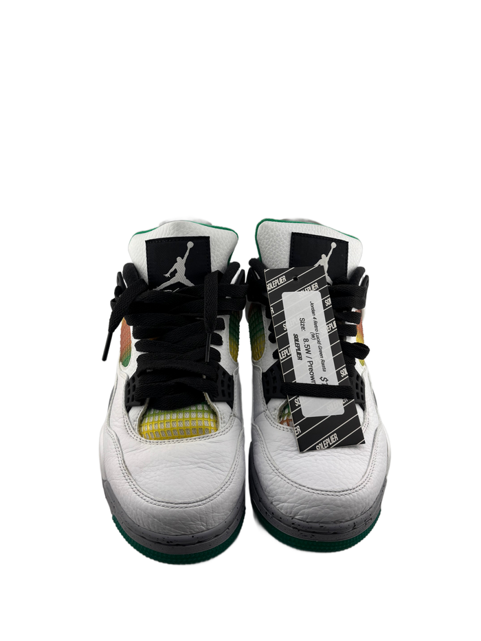 Jordan 4 Retro Lucid Green Rasta (W)