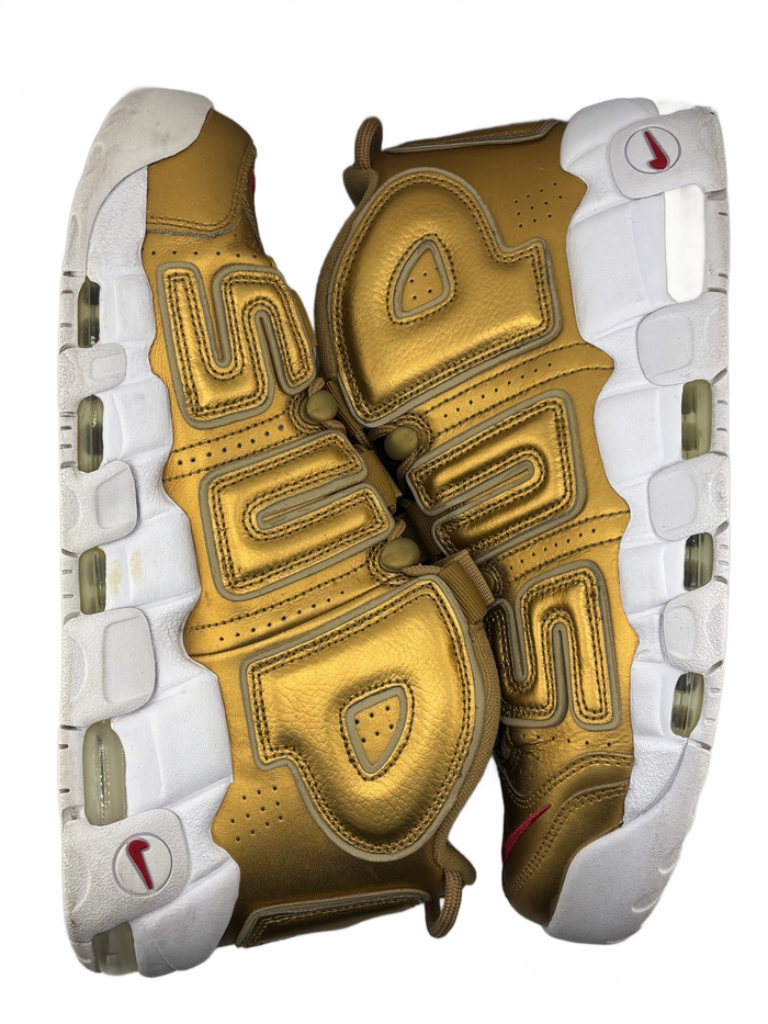 Nike Air More Uptempo Supreme Suptempo Gold