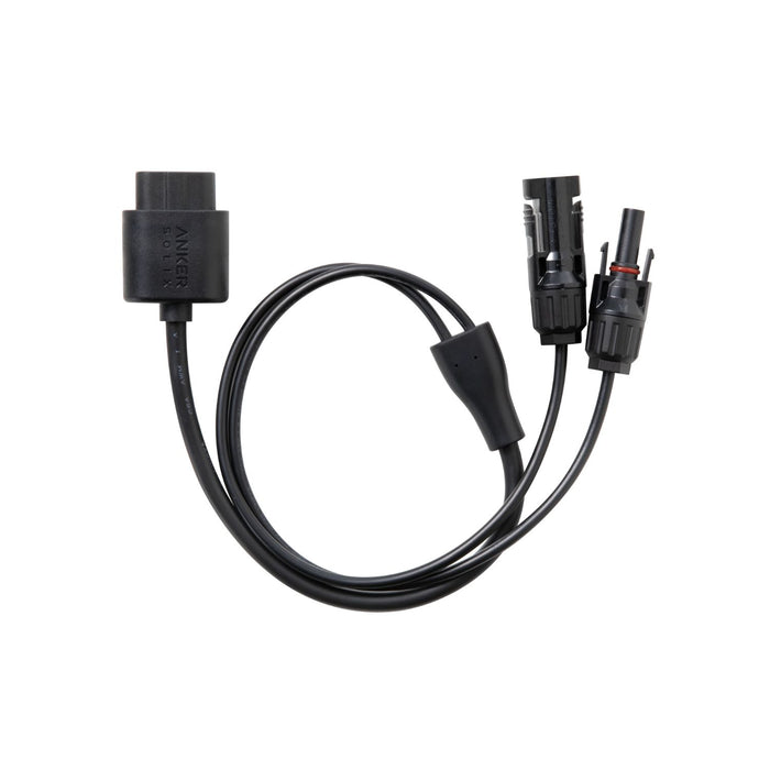 Back view of Anker SOLIX High-Voltage Solar Charging Cable for F3800 Plus