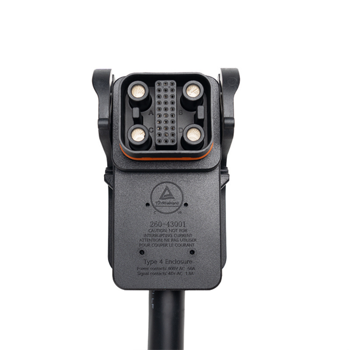 Anker SOLIX Smart Inlet Box ON-Grid Cable - close up front view of the port
