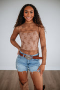 Asa Lace Top - Mocha