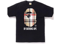 BAPE A Bathing Ape Check By Bathing Tee Black/Beige