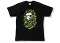 BAPE ABC Camo Big Ape Head Tee Black