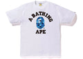 BAPE Flame College Tee White/Blue