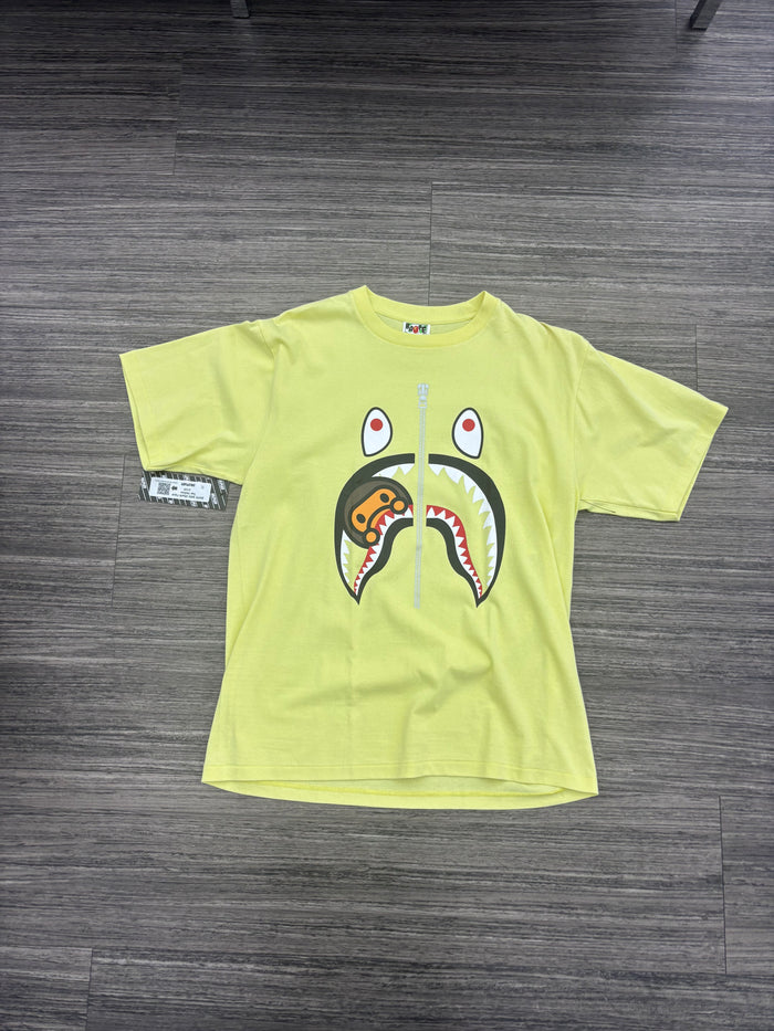 BAPE Milo Shark Face Tee Yellow