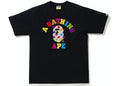 BAPE Sta Pattern College Tee Black