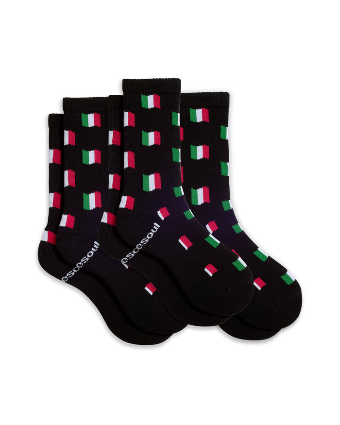 Italian Flags Black