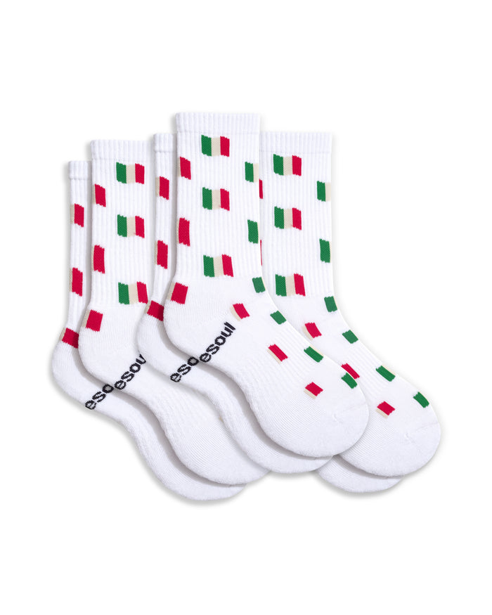 Italian Flags White