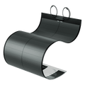 A compact, flexible BougeRV Yuma 100W CIGS solar panel designed to be portable or installed on curved surfaces