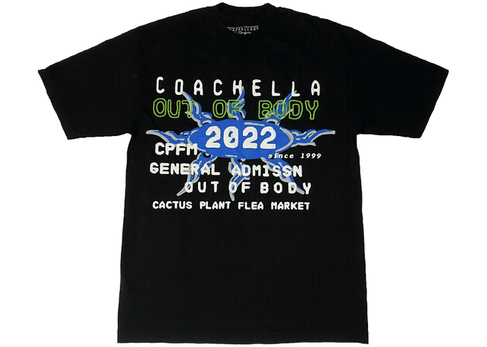 Cactus Plant Flea Market Coachella Weekend 2 T-Shirt Black