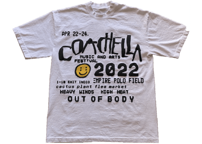 Cactus Plant Flea Market Coachella Weekend 2 T-Shirt White