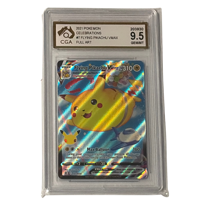 CGA Graded Pokemon Celebrations #7 Flying Pikachu VMAX - Graded