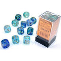 Chessex 16mm D6 Dice Block Nebula Oceanic/Gold (Luminary Effect)