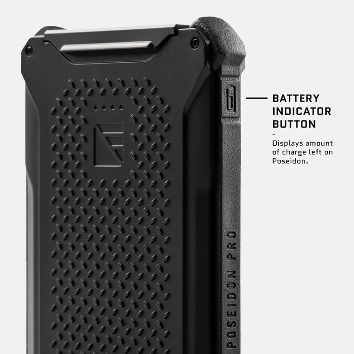 Dark Energy Poseidon Pro Power Bank - Black - Battery Indicator Button