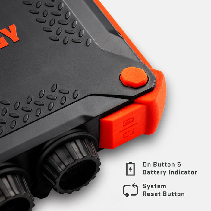 Dark Energy Poseidon XL Power Bank - On Button Battery Indicator
