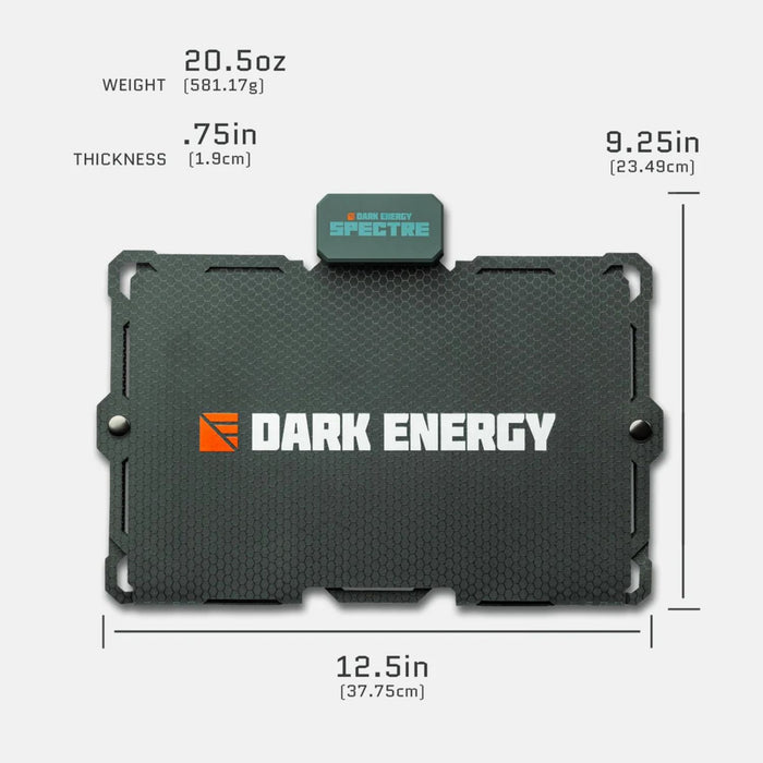 Dark Energy Spectre 18W Solar Panel - Gray dimension when fold