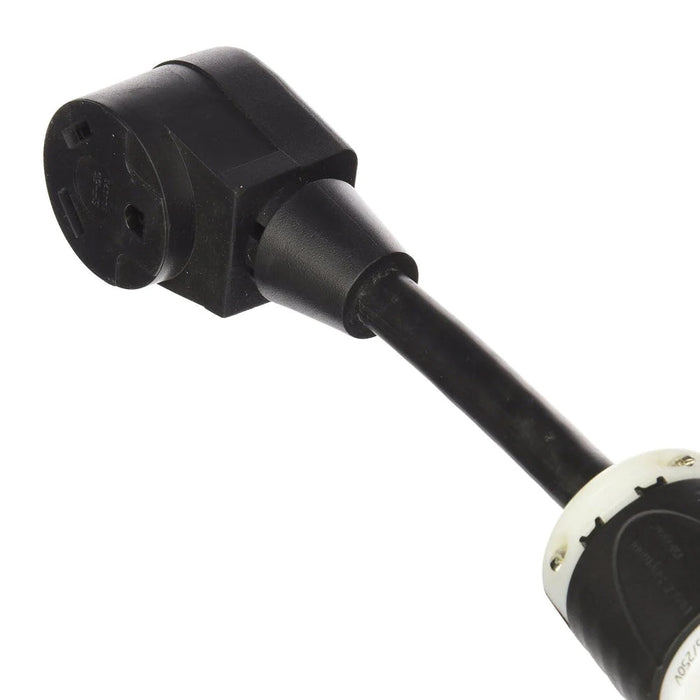 DuroMax 30-Amp Male to 30-Amp Female 24-Inch Generator RV Adapter