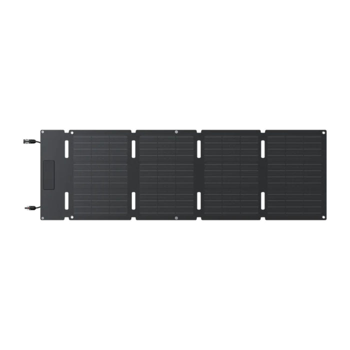 Front view of the EcoFlow 45W Portable Solar Panel highlighting the built-in USB-C port