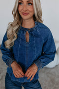 Eliane Denim Top