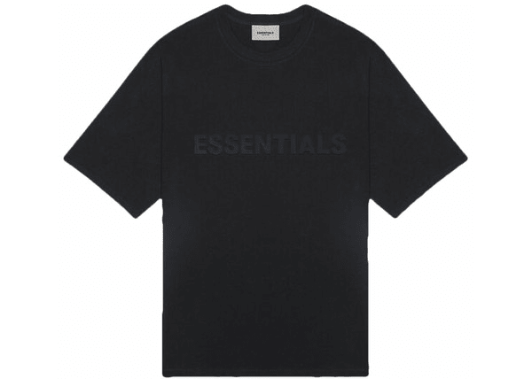 Fear Of God Essentials Boxy T-Shirt Applique Logo Dark Slate/Stretch Limo/Black