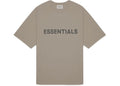 Fear Of God Essentials Boxy T-Shirt Applique Logo Taupe