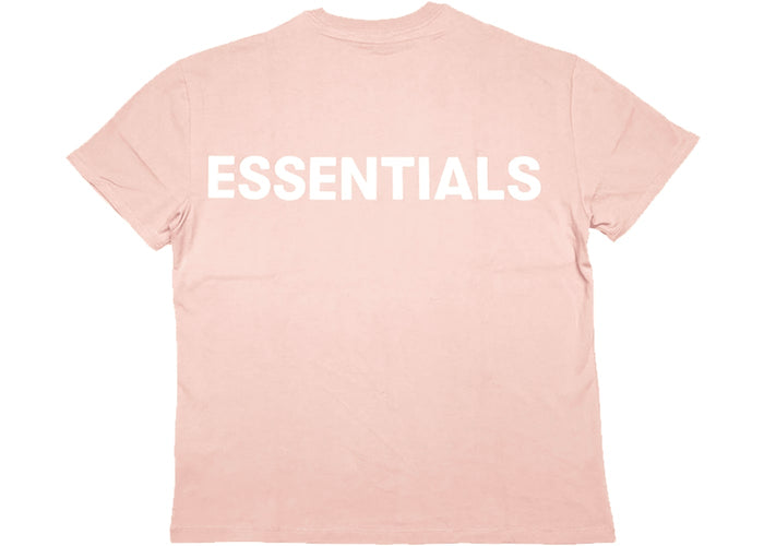 Fear Of God Essentials Pink 3M Logo Boxy T-Shirt Blush