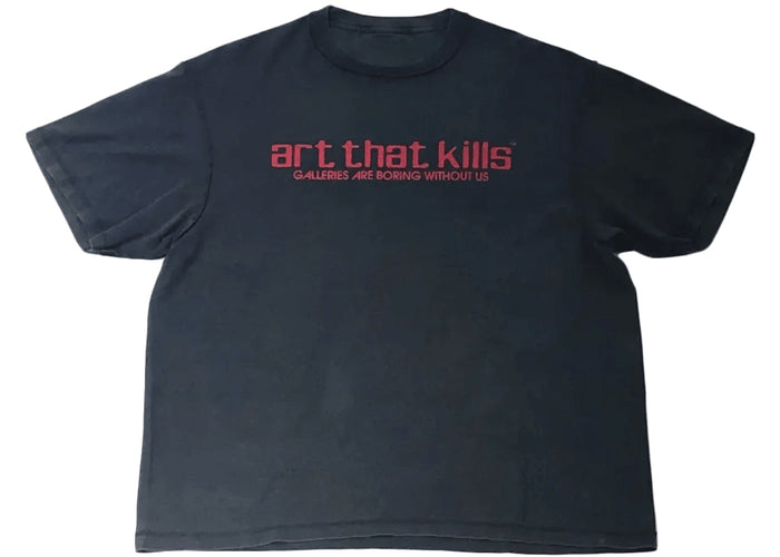 Gallery Dept. Art That Kills Logo Reversible T-Shirt Vintage Black