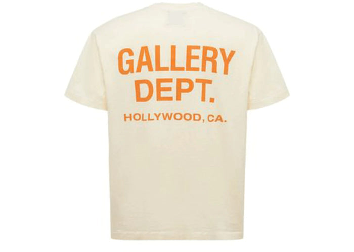 Gallery Dept. Souvenir T-Shirt Cream/Orange