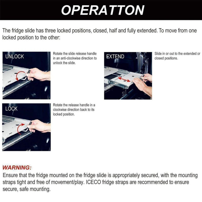 ICECO APL55/VL60PRO Mounting direction