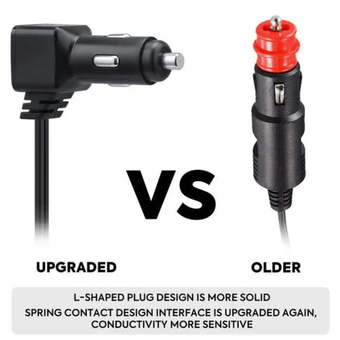 ICECO DC Power Cable for 12V ICECO Freezer - Uphgraded vs. Older