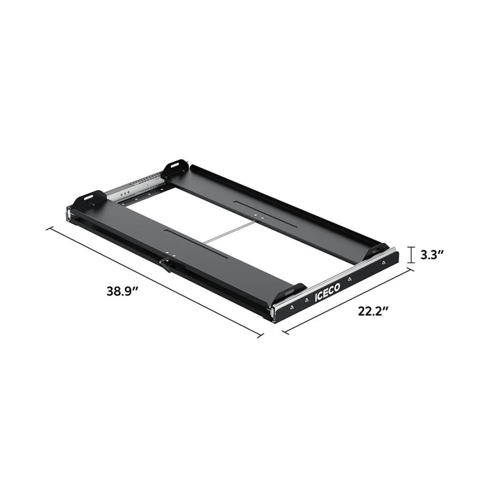 ICECO Side Pull Mounting Slide for VL75ProD/VL90ProD dimensions