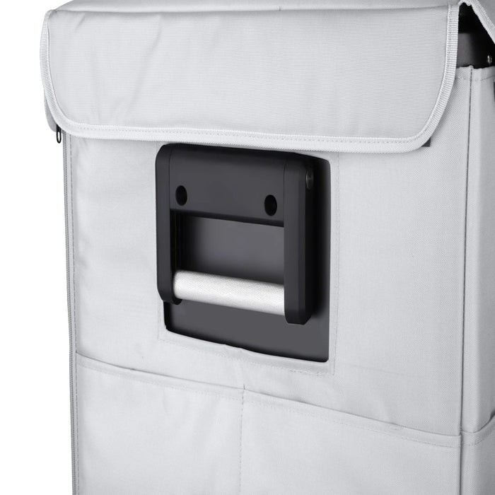 ICECO VL90ProD Insulated Protective Cover left side handle close up view