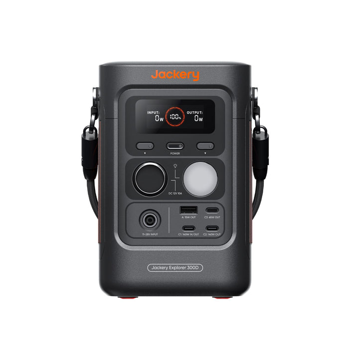 Jackery Explorer 300D Portable Power Station | 288Wh | 300W | 100W Solar Input