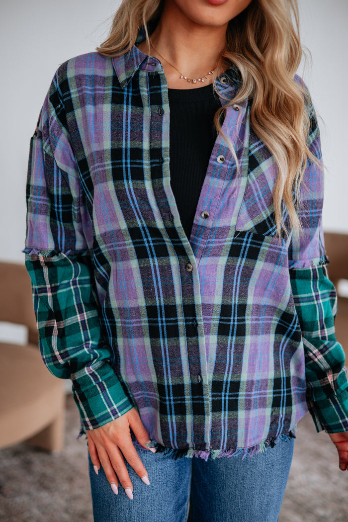 Joleen Flannel Top