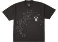 KAWS For Kid Cudi Moon Man GID Tee Vintage Black