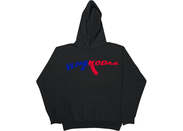Kodak Black X Vlone 47 Hoodie Black