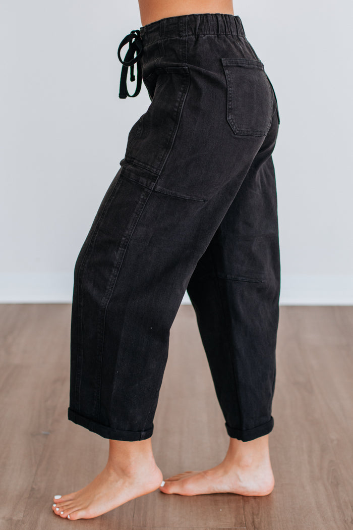 Kodi Risen Cargo Jeans - Black