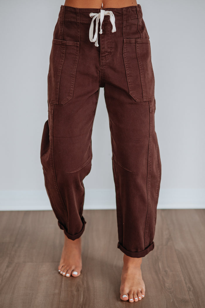 Kodi Risen Cargo Jeans - Chocolate