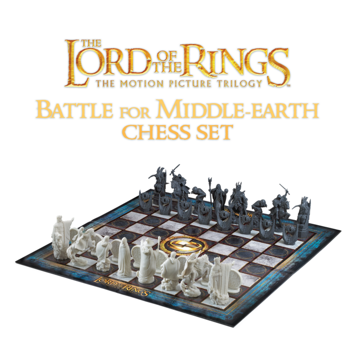 LORD OF THE RINGS Chess Set: Battle For Middle-Earth