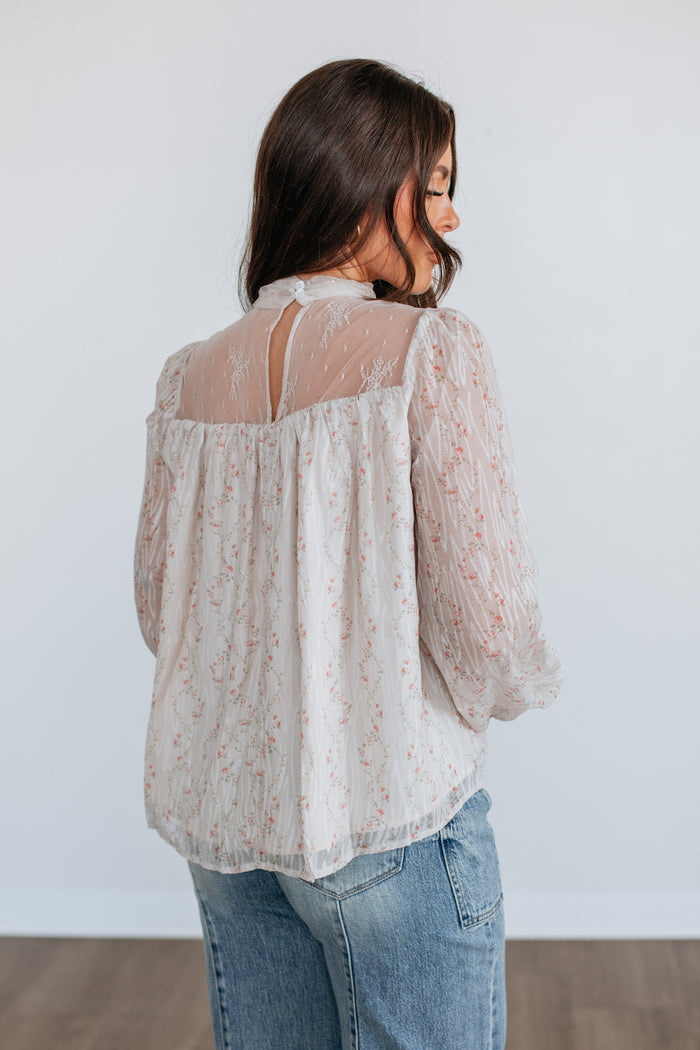 Marcia Floral Lace Top