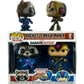 Marvel Vs. Capcom - Rocket Purple and Black vs Mega Man Black and Gold Pop! Vinyl Figure 2-Pack