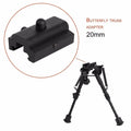 METAL RIFLE FIREARM BIPOD WITH IRS ADAPTOR