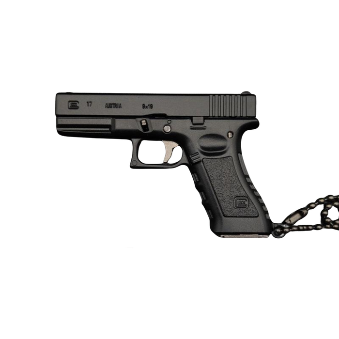 Mini G17 Keychain – Slide Action with Imitation Round