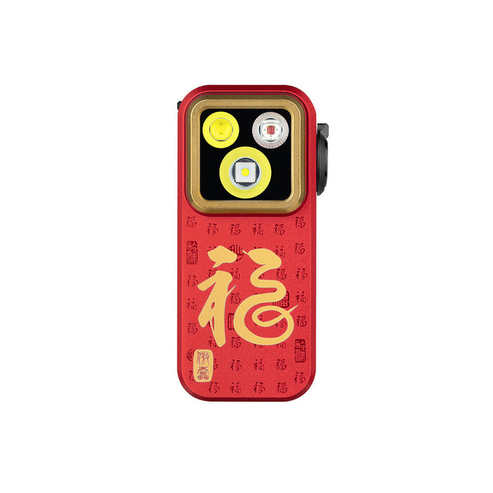 Olight Oclip Pro Compact LED Clip Light with Floodlight & Spotlight & Red light