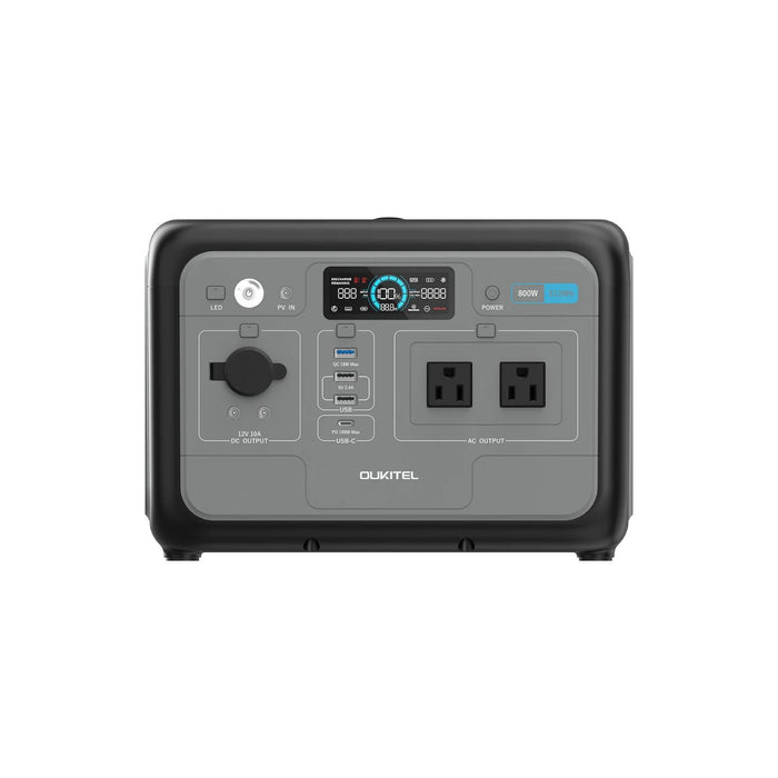 OUKITEL P800 Portable Power Station facing front