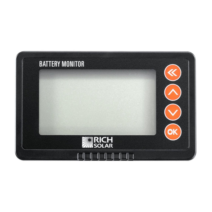 Rich Solar 500 Amp Battery Monitor Front View