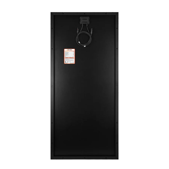 Rich Solar MEGA 200 Watt PRO ONYX 24 Volt Solar Panel back view