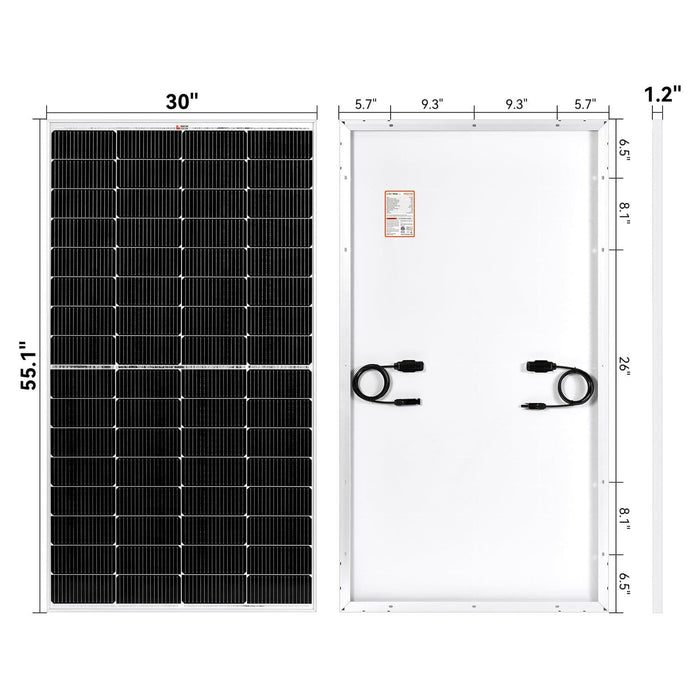 Rich Solar MEGA 220 Watt Solar Panel dimensions