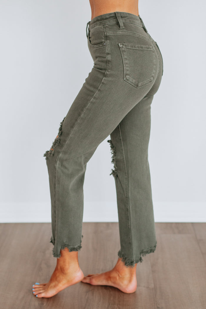 Rudy Risen Jeans - Dark Olive